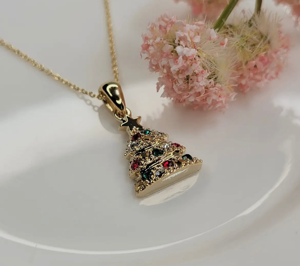 Christmas Tree Necklace