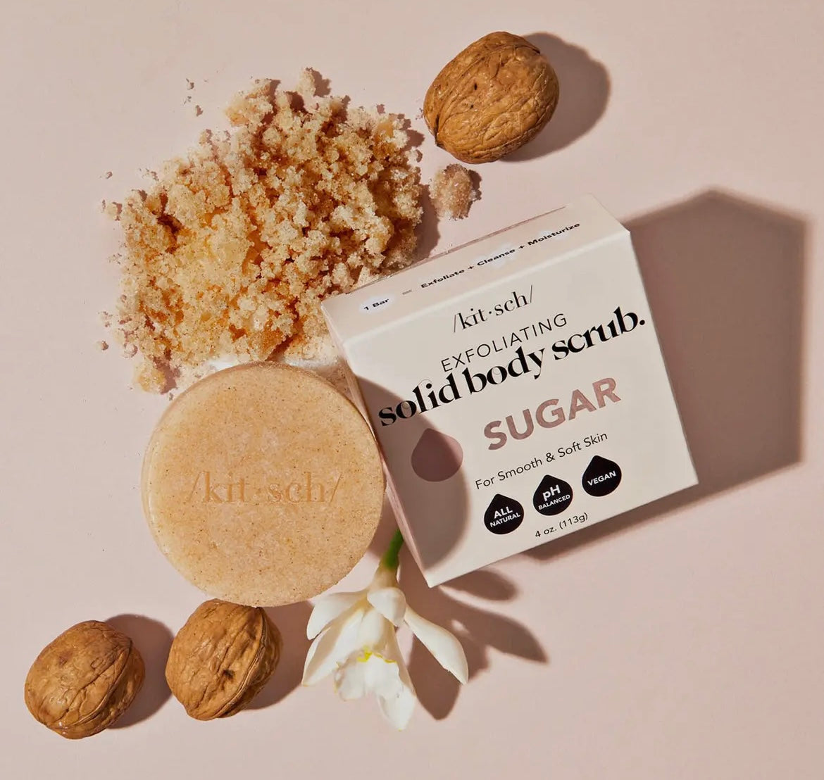 Sugar Scrub Exfoliating Body Scrub Bar