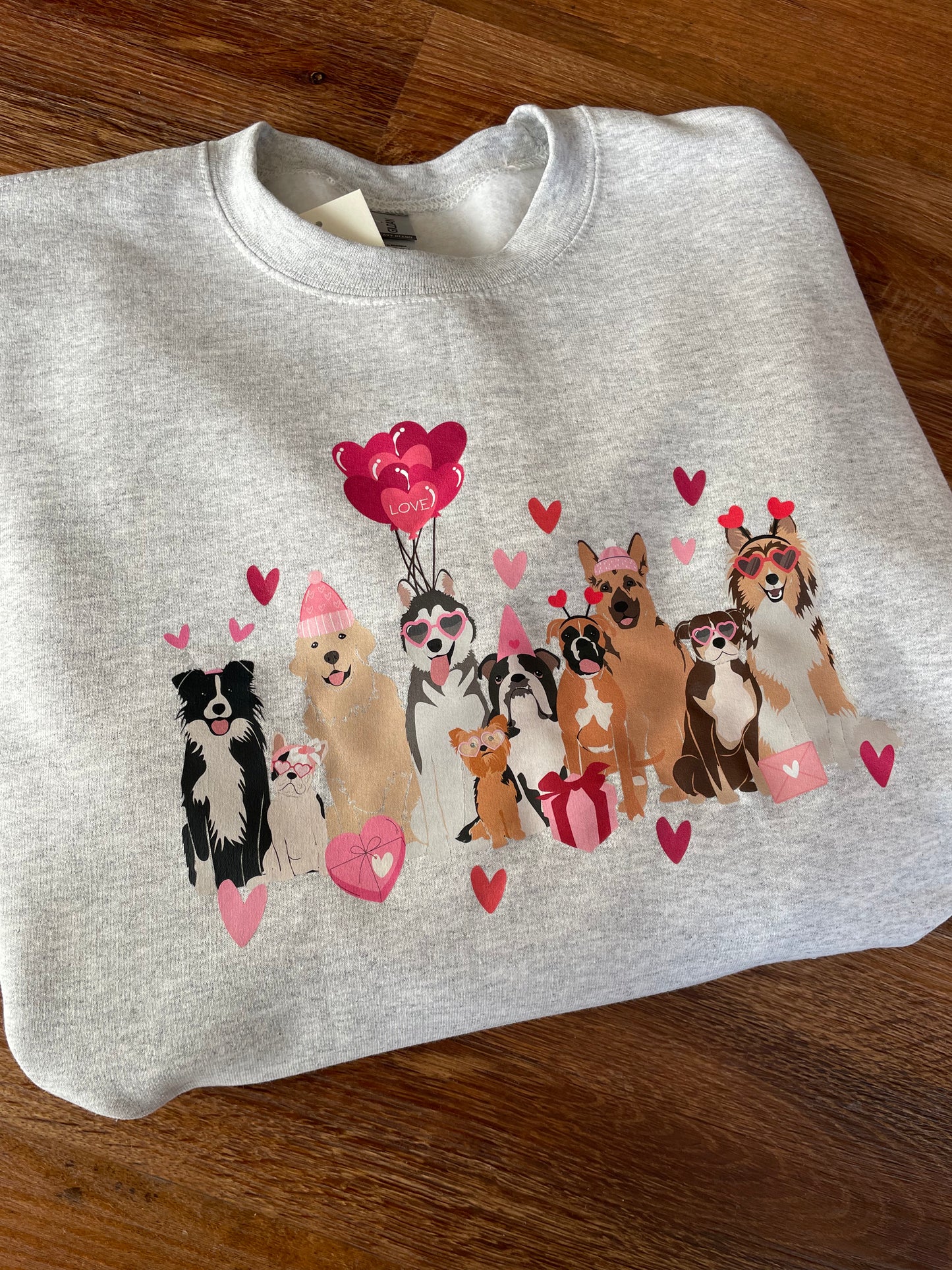 Dog Lover Valentine’s Pullover Sweatshirt