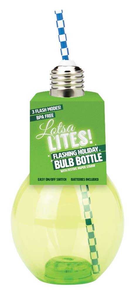 Lotsa Lites! Flashing Holiday Beverage Bulb