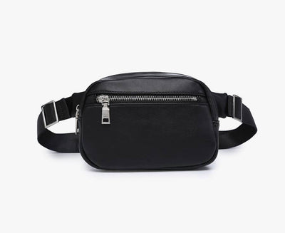 Black Waist Band Fanny Pack