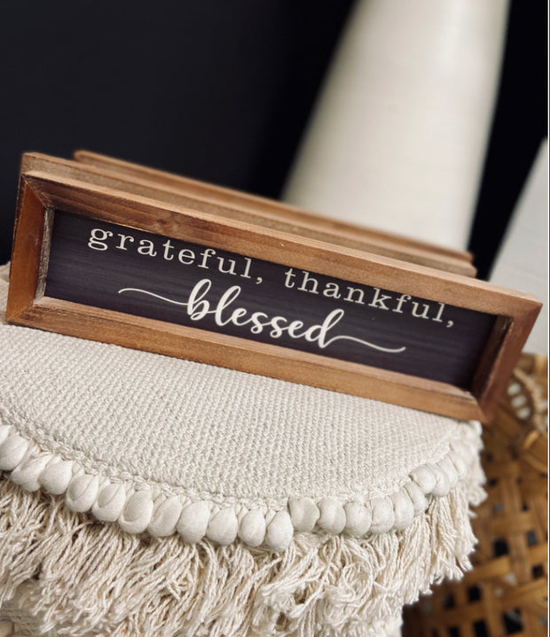 Rectangular Framed  Fall Signs
