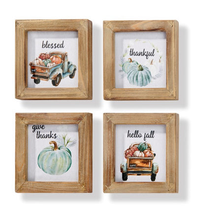 Mini Framed Fall Sentiments