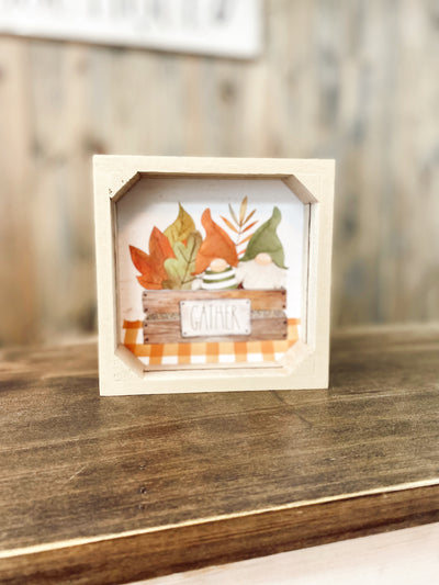 Gather Gnome Shadow Box