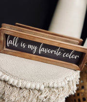Rectangular Framed  Fall Signs